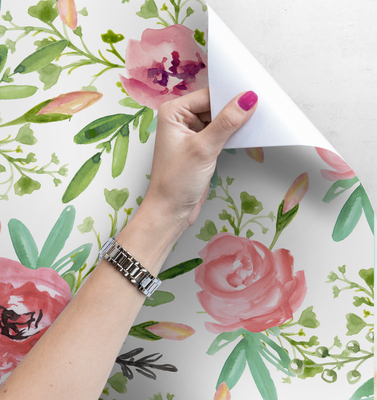 Fotobehang Rozenbloemperk