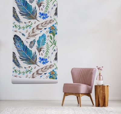 Fotobehang Licht als een veertje