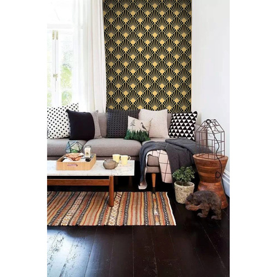 Fotobehang Pauwenstaart in de Gouden Rij