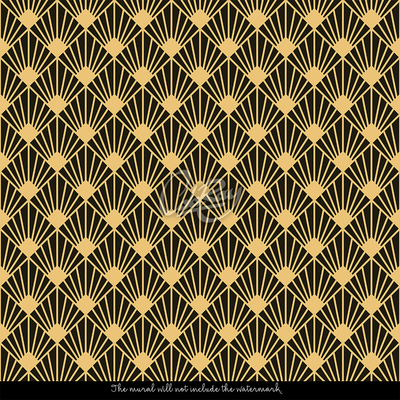 Fotobehang Pauwenstaart in de Gouden Rij