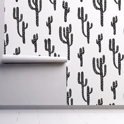 Fotobehang Scandinavische Cactus
