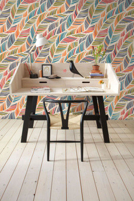 Fotobehang Kleurrijke verwevenheid