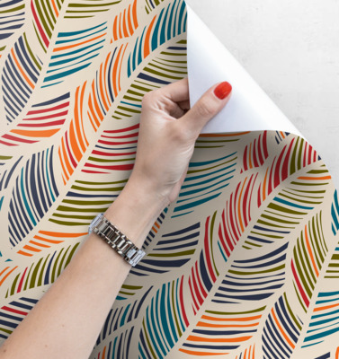 Fotobehang Kleurrijke verwevenheid