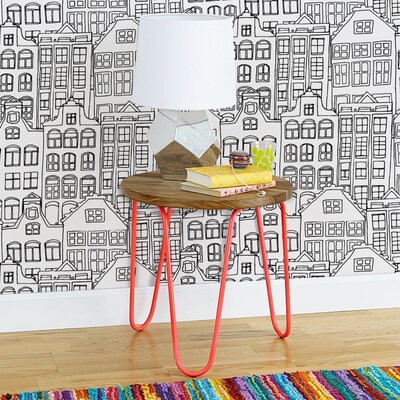 Fotobehang Schets van de grote stad