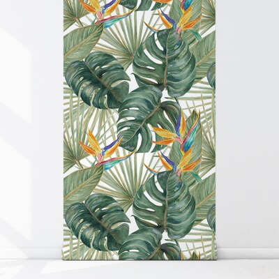 Fotobehang De kleuren van de paradijselijke vegetatie