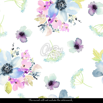 Fotobehang Heerlijke pastelboeketten