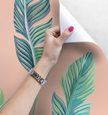 Fotobehang Veerbladeren