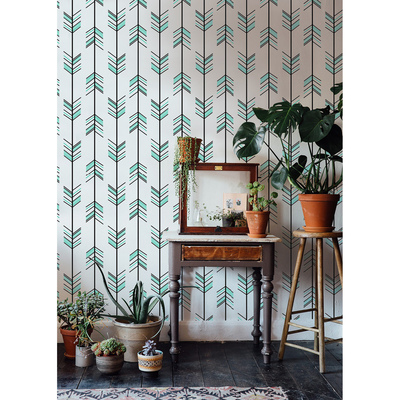 Fotobehang Blue Arrows Indianen