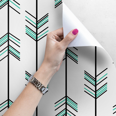 Fotobehang Blue Arrows Indianen