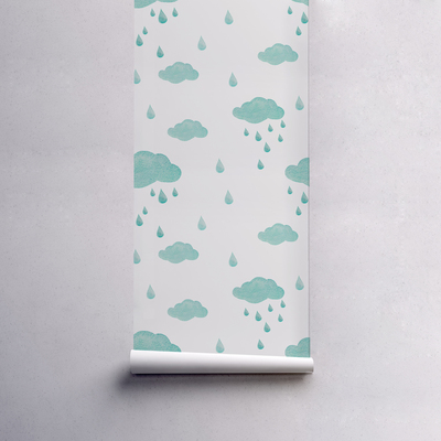 Fotobehang Pastelregen