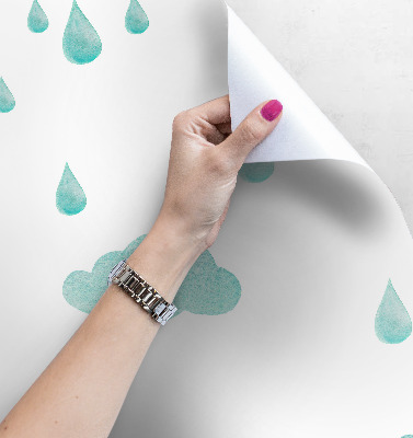 Fotobehang Pastelregen