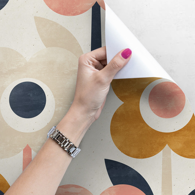 Fotobehang Scandinavische bloemen