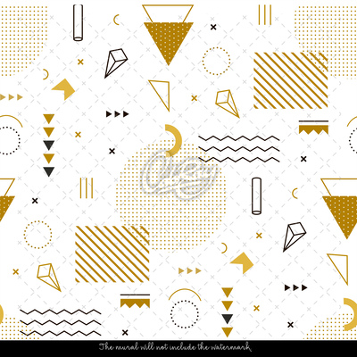 Fotobehang Geometrische familie