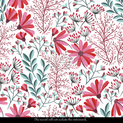 Fotobehang Bloemen met een artistieke mindset