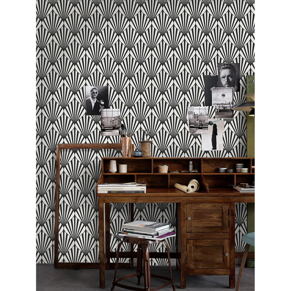 Fotobehang betegelde muur