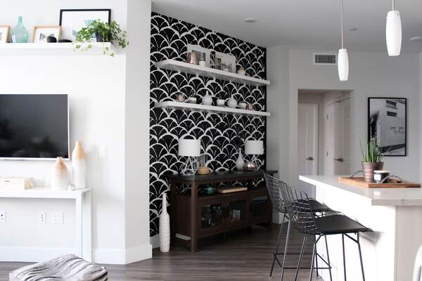 Fotobehang Houtskoolkelken