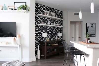 Fotobehang Houtskoolkelken