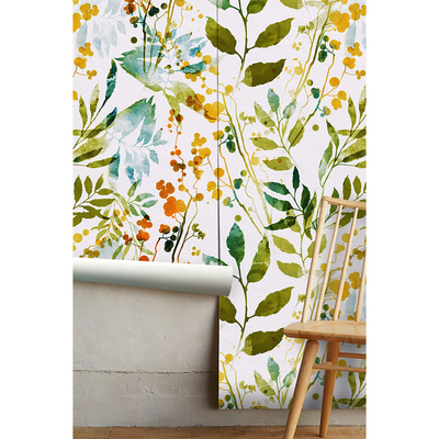 Fotobehang Lente in boho-kleuren