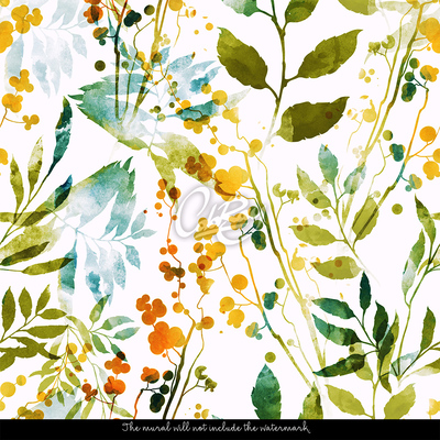 Fotobehang Lente in boho-kleuren