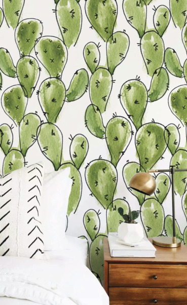 Fotobehang Cartoon Mexicaanse Cactus