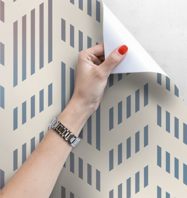 Fotobehang Geweven uit lijnen