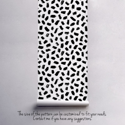 Fotobehang Zwarte strepen