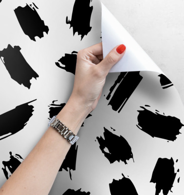 Fotobehang Zwarte strepen