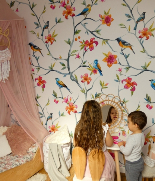 Fotobehang Vogeldromen