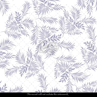 Fotobehang Blauwe twijgen