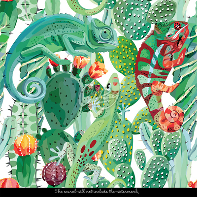 Fotobehang Perfecte camouflage