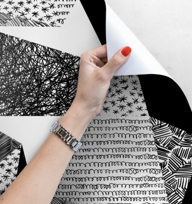 Fotobehang Krabbels met een idee