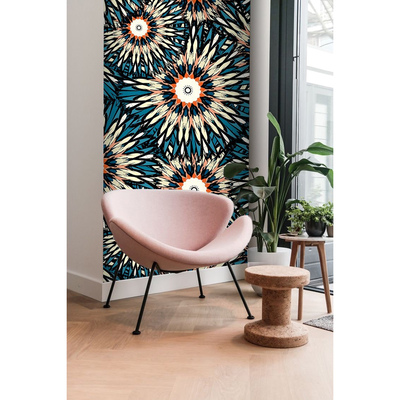 Fotobehang Kleurrijk oog