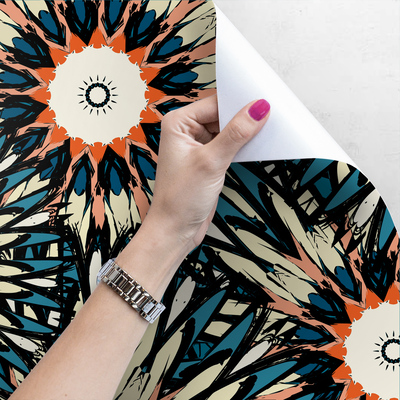 Fotobehang Kleurrijk oog