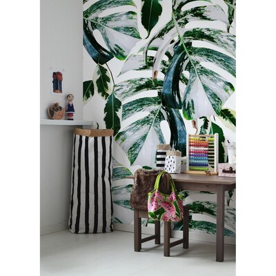 Fotobehang De magie van exotische bladeren