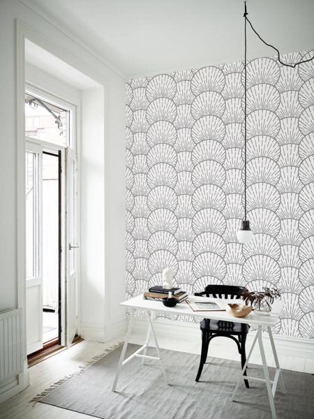 Fotobehang Afbakening van de schelpen