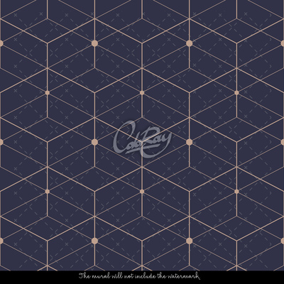 Fotobehang Ruimtelijke vierkanten