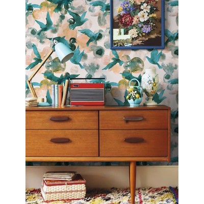 Fotobehang Subtiele schaduwen van vogels