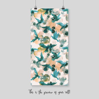 Fotobehang Subtiele schaduwen van vogels