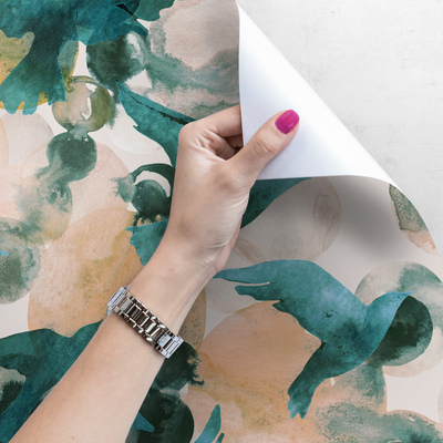 Fotobehang Subtiele schaduwen van vogels