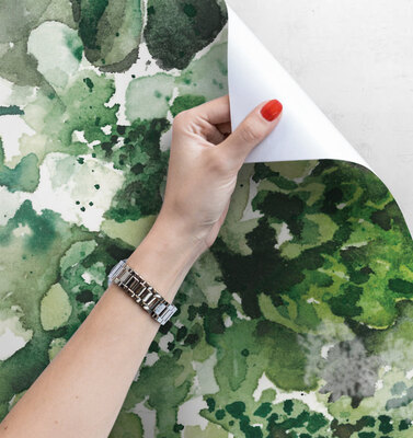 Fotobehang Weelderig groen