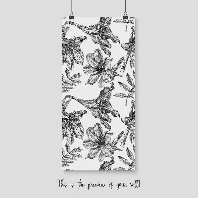 Fotobehang Smaakvolle grijze lelies