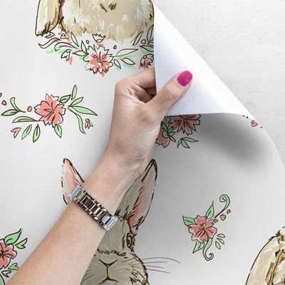 Fotobehang Blije konijntjes