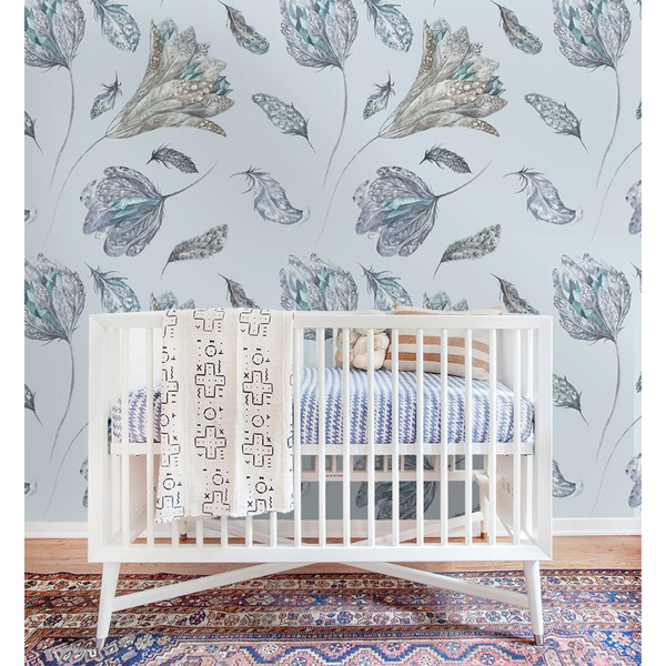 Fotobehang Kristallen bloemen