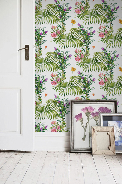 Fotobehang Bezoek aan het Palmenhuis