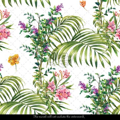 Fotobehang Bezoek aan het Palmenhuis