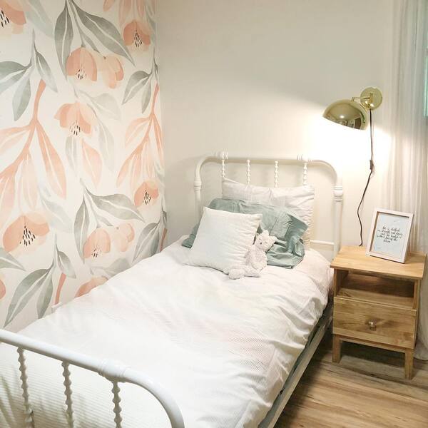 Fotobehang Heldere vintage bloemen