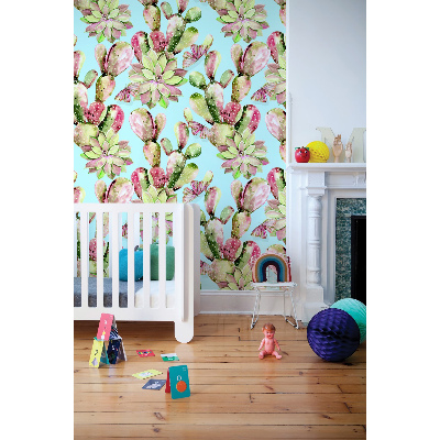 Fotobehang Plezier met een cactus