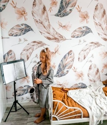 Fotobehang Een lichte windvlaag