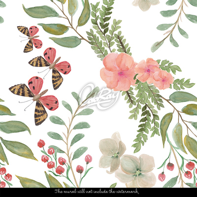 Fotobehang Vlinderoase