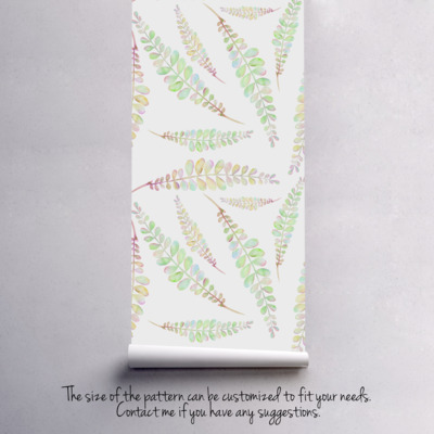 Fotobehang Pastelkleurige acacia's